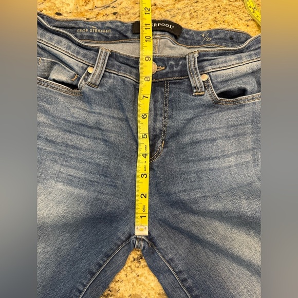 Liverpool Jeans Women’s Size 4/27 Floral Embroidered Cuffed Hem - Picture 10 of 11